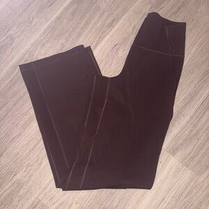 Dark Brown align wide leg pant